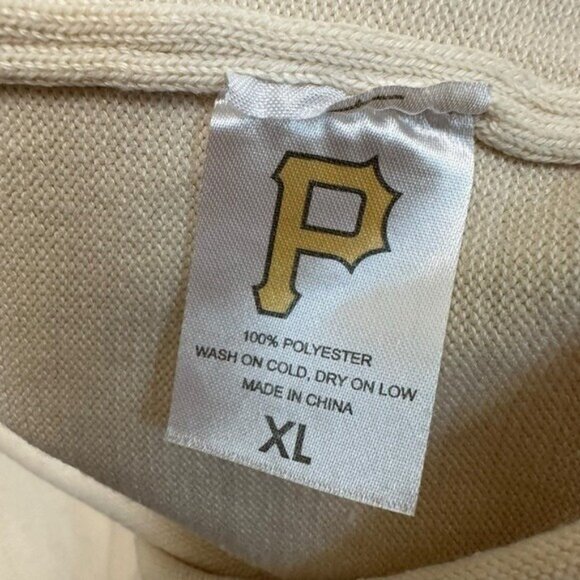 Pittsburgh Pirates Men's XL Full Zip Cardigan Sweater PNC Logo MLB Baseball SGA - Picture 7 of 7